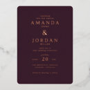 Search for maroon wedding invitations Serif