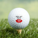 Search for kissing golf balls Red lips