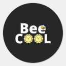 Search for funny bee stickers Yellow