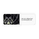 Search for spiderweb return address labels Black