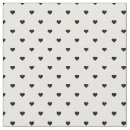 Search for black and white hearts fabric Pattern