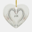 Search for swan christmas tree decorations Heart