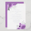 Search for lilac and silver wedding invitations Purple
