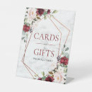 Search for burgundy floral wedding signs Watercolor