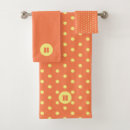 Search for orange bath towels Polka dot