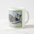 Search for gray cat mugs White