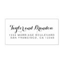 Search for wedding rubber stamps Return address