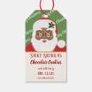 Search for christmas cookie gift tags Santa