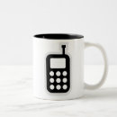 Search for cell phone mugs Texting