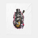 Search for rock band blankets Cute cat