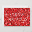 Search for special birthday invitations Glitter