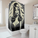Search for goth shower curtains Creepy