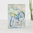 Search for blue cat birthday cards White