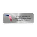 Search for map return address labels Patriotic