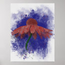 Search for coneflower art Watercolor