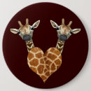 Search for love giraffe badges Funny