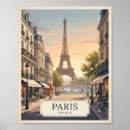 Search for vintage eiffel tower posters Travel