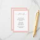 Search for floral wedding enclosure cards Pink