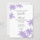 Search for purple and white invitations Pretty