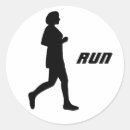 Search for woman running stickers Cross country
