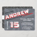 Search for teen boy birthday invitations Simple