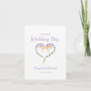Search for watercolor flowers wedding cards Purple
