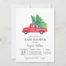 Search for baby christmas invitations Red truck