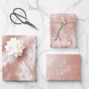 Search for rose gold and white wrapping paper Girly