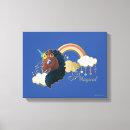 Search for rainbow unicorn canvas prints Clouds