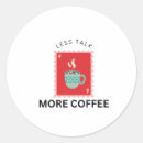 Search for less is more stickers Coffee