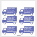 Search for funny moving stickers Change of address