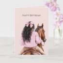 Search for girls horses birthday cards For her