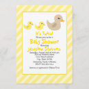 Search for unisex baby shower invitations Twins