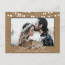 Search for burlap wedding save the dates String lights