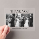 Search for thank you wedding invitations Black and white