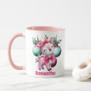 Search for pink reindeer mugs Cute