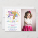 Search for 7th photo birthday invitations Girl