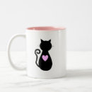 Search for pink black cat mugs Modern