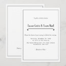 Search for editable wedding invitations Black and white