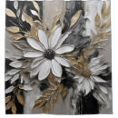 Search for black gold grey shower curtains Floral