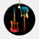 Search for bass guitar christmas tree decorations Band