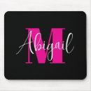Search for bold pink mousepads Minimalist