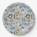 Search for where the wild things are plates King baby shower