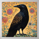 Search for dark crow art posters Raven