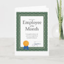 Search for employee of the month cards Certificate