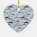 Search for mustache christmas tree decorations For him