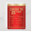 Search for 25th anniversary party invitations Stylish