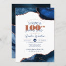 Search for surprise 100th birthday invitations Rose gold
