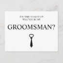 Search for groomsmen postcards Will you be my