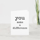 Search for difference cards You make a difference